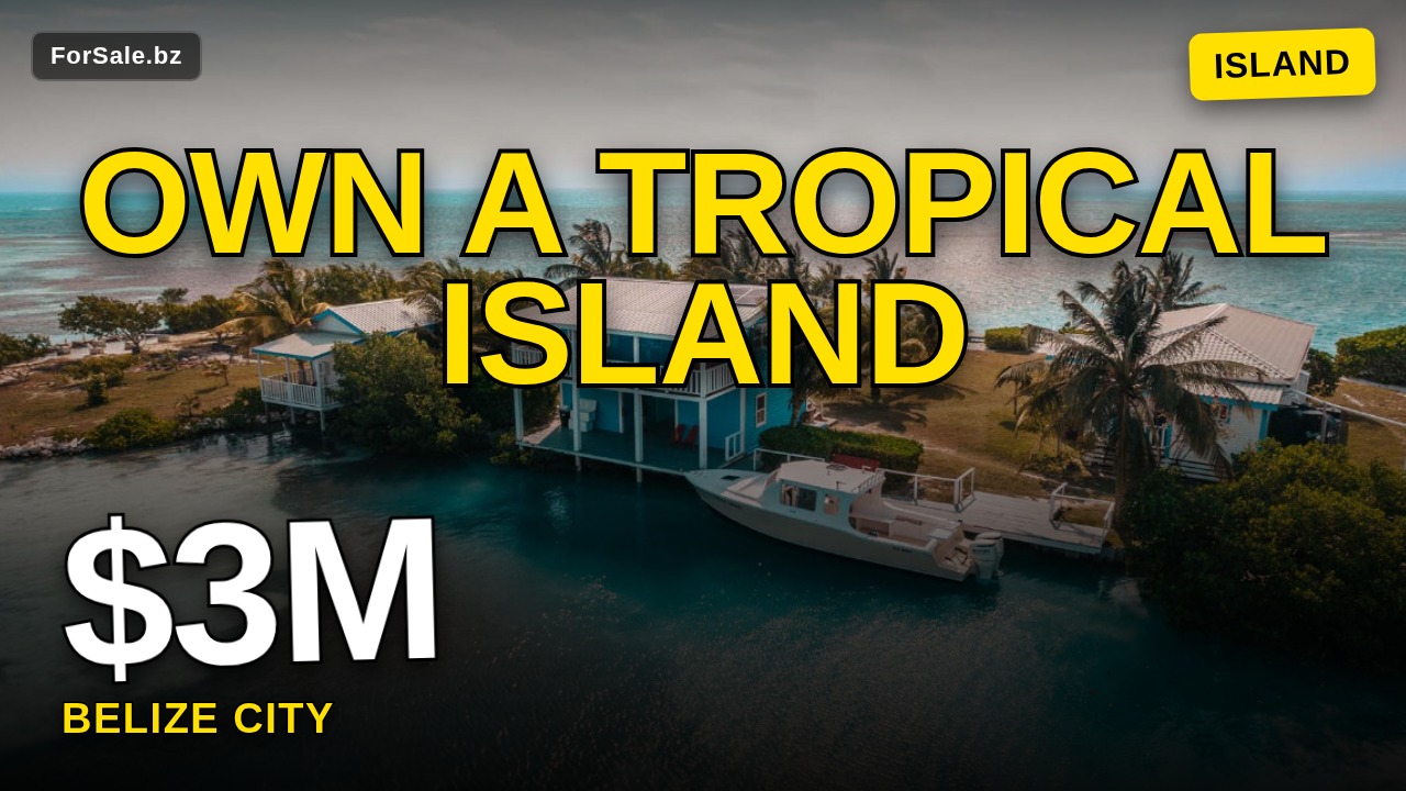 Video tour of Tarpon Sands – Private Island for Sale, Just North-East of St. Georges’ Caye