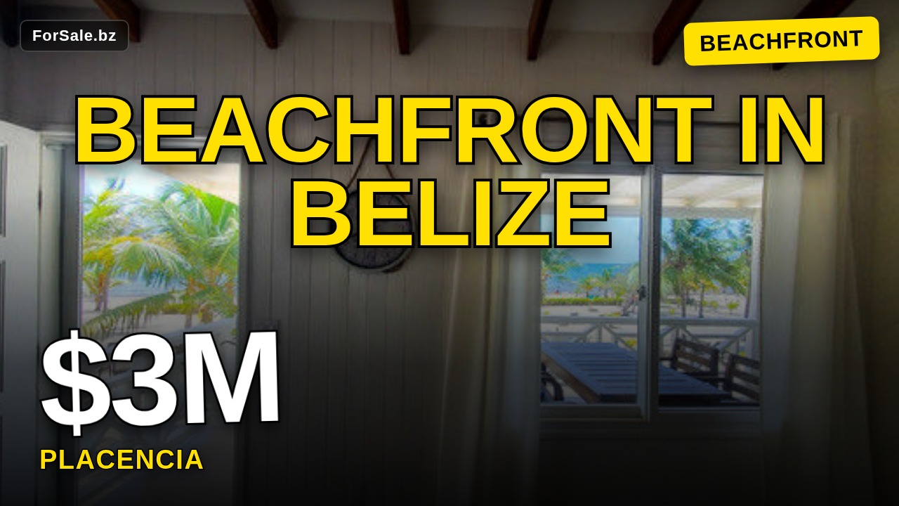 Video tour of B1192 – Prime Beachfront Development in Placencia Village