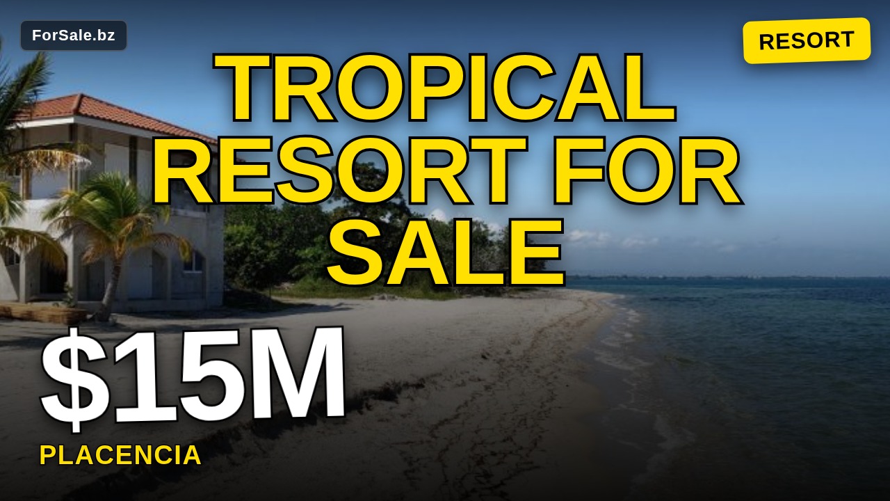 PB0005 – luxury beach resort, currently in the making. Placencia Peninsula