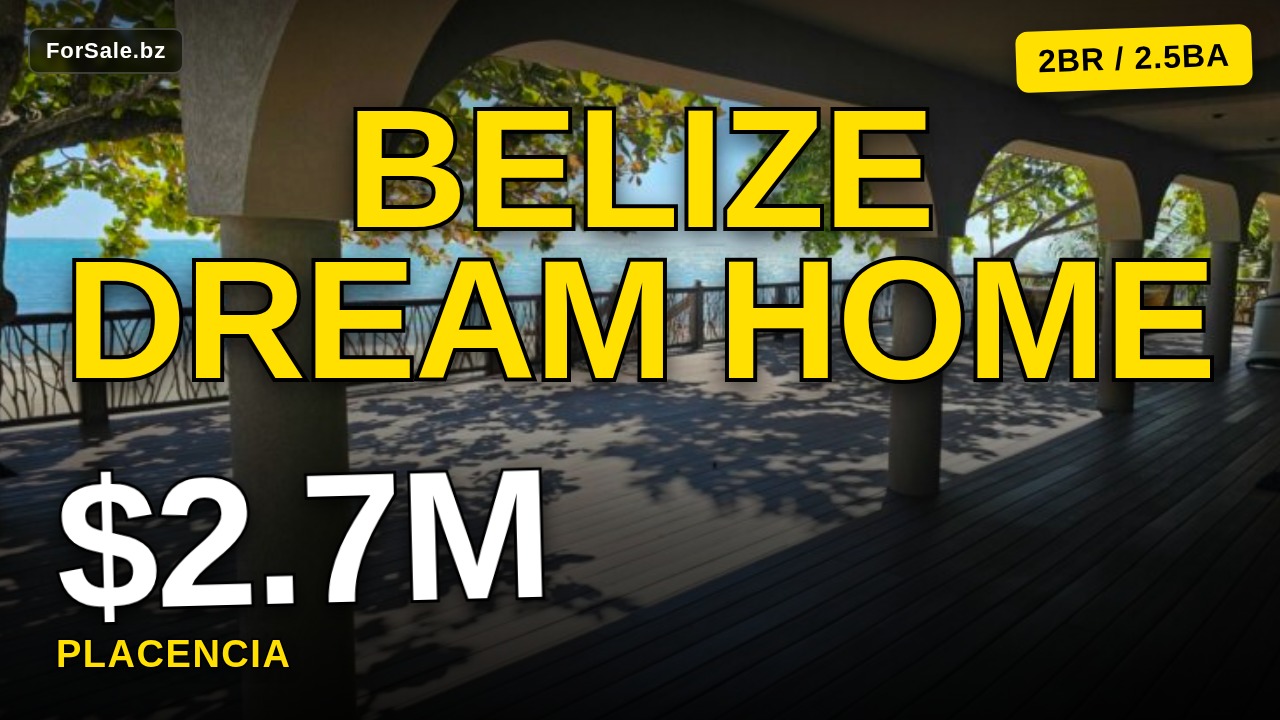 Video tour of PH0011 – Luxurious Beach house on Placencia peninsula