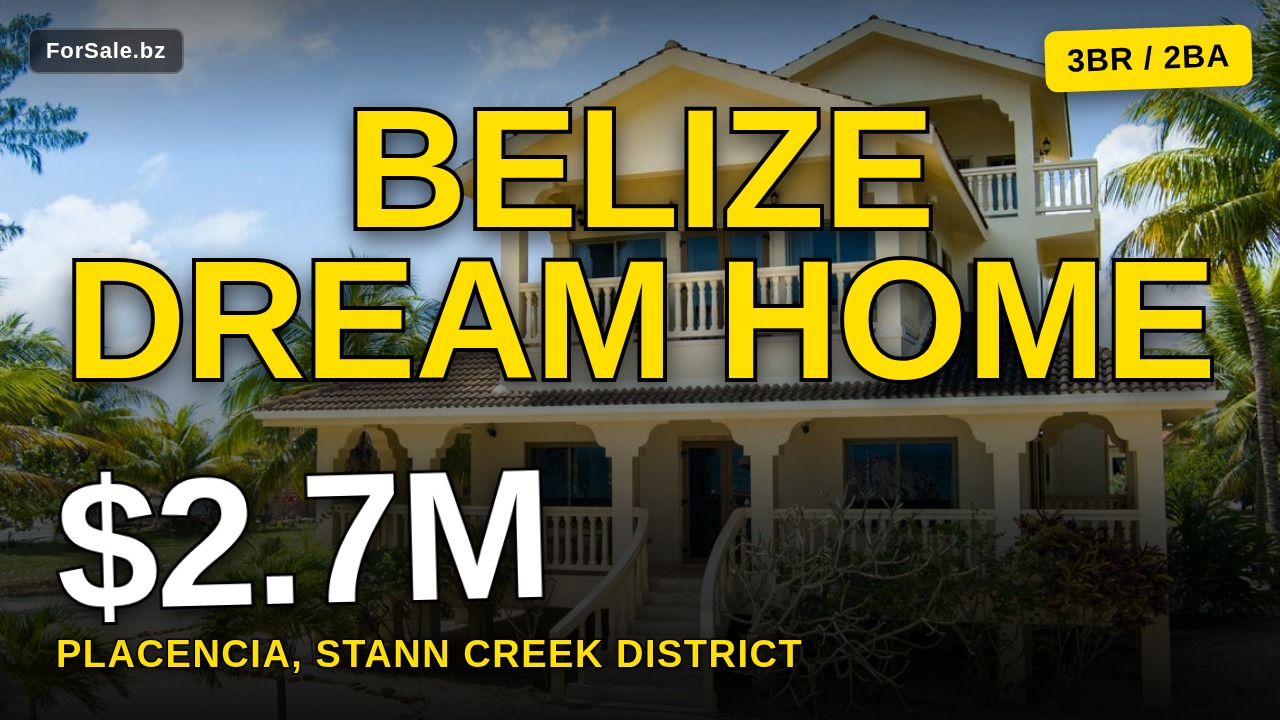 Video tour of 302 Caribbean Way, Placencia, Stann Creek District
