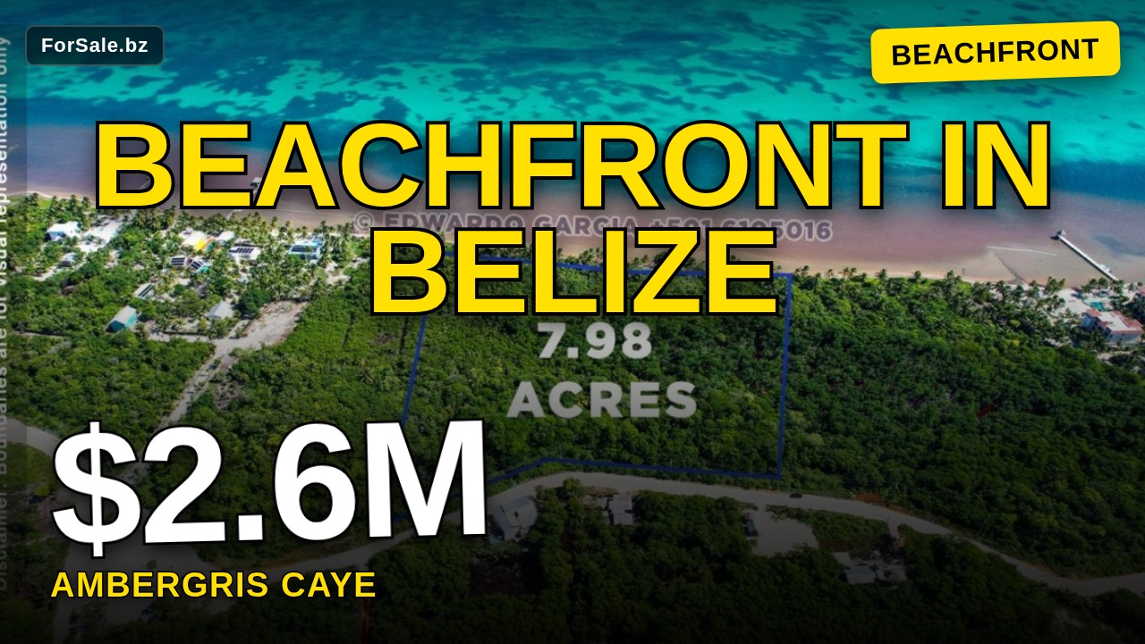 Video tour of Beachfront Property 7.98 acres