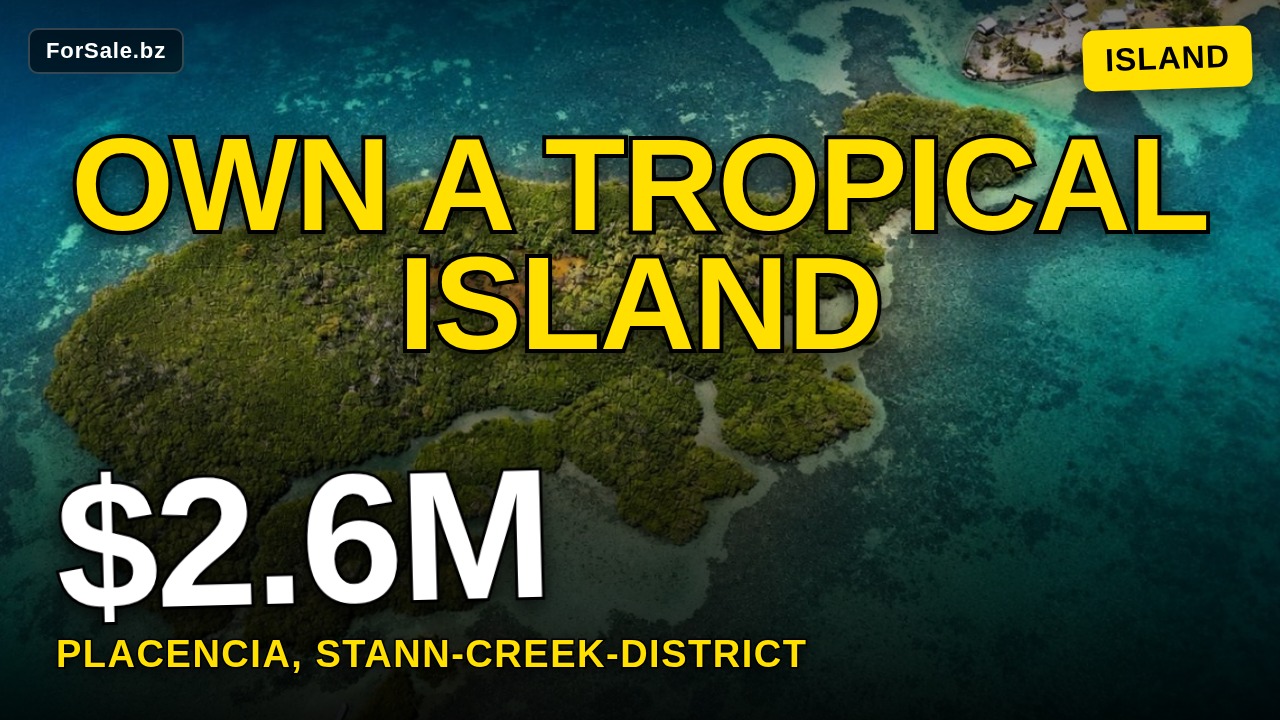 Video tour of Tranquility Caye, Placencia, Stann Creek District Land/Development for Sale