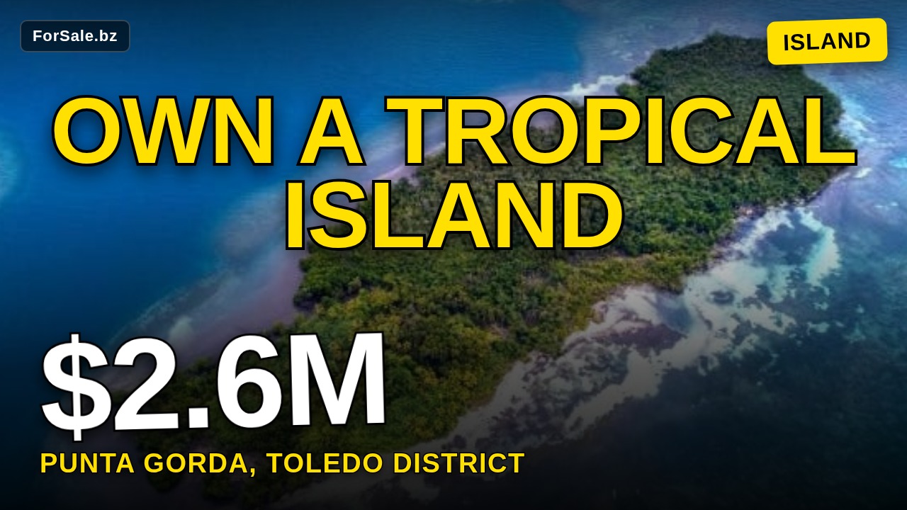 Video tour of Island Frenchman's Caye Â, Punta Gorda, Toledo District