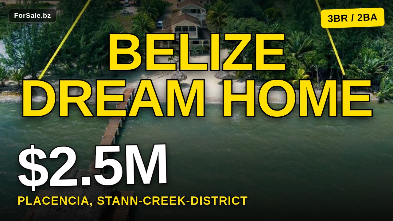 Video tour of 302 Caribbean, Placencia, Stann Creek District