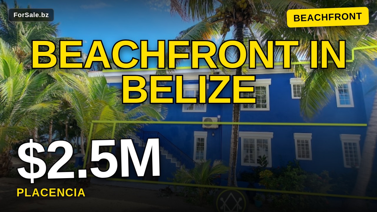 Video tour of PC0019-4 bedroom beachfront condo package-downtown Placencia village