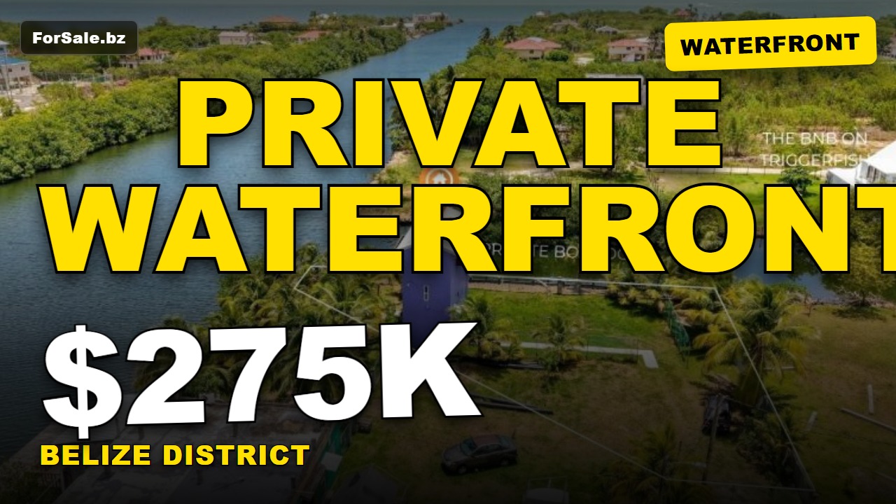 Video tour of 3 Bedroom Waterfront Home for Sale in Vista Del Mar, Ladyville Belize