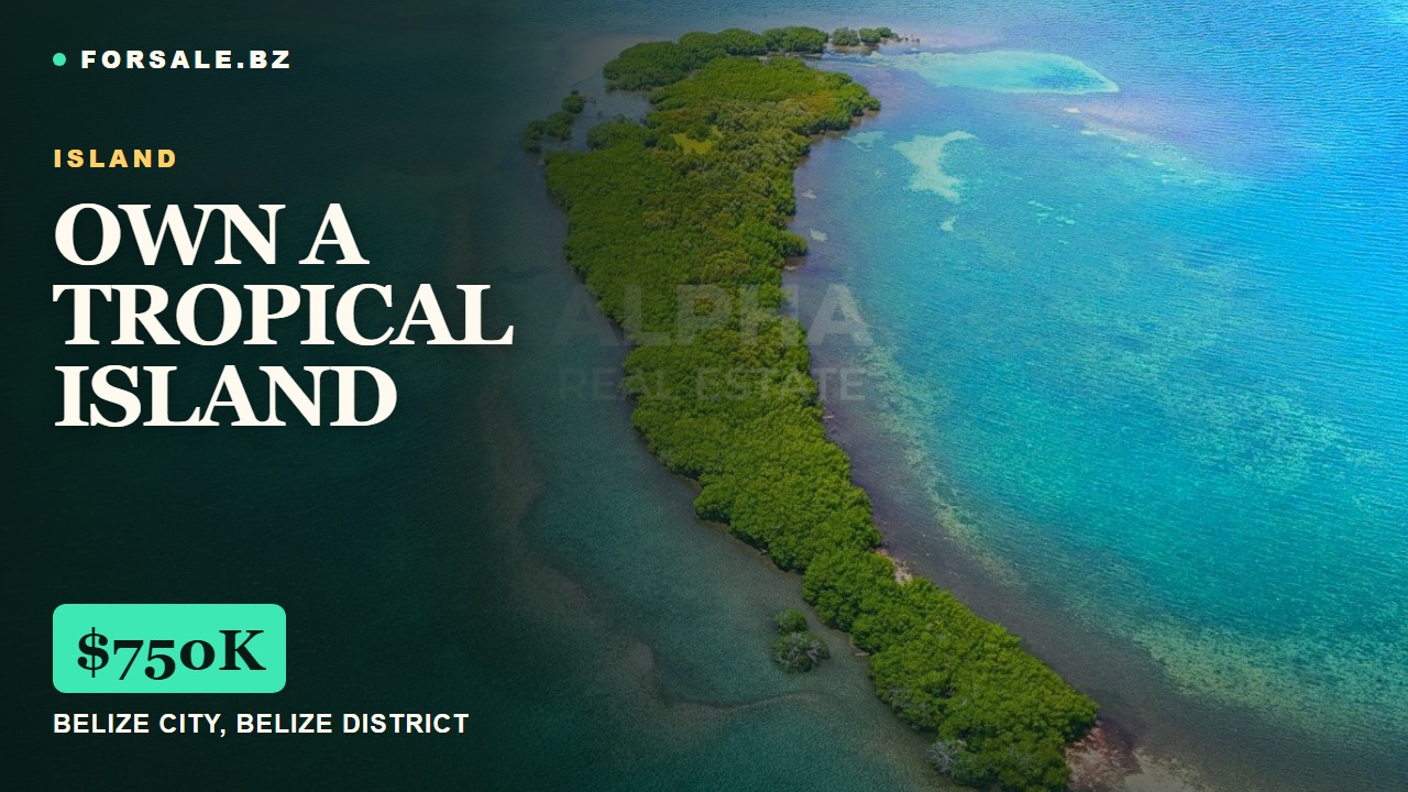 6.52 acres Private Island at Turneffe Atoll – A Rare Jewel of the Caribbean