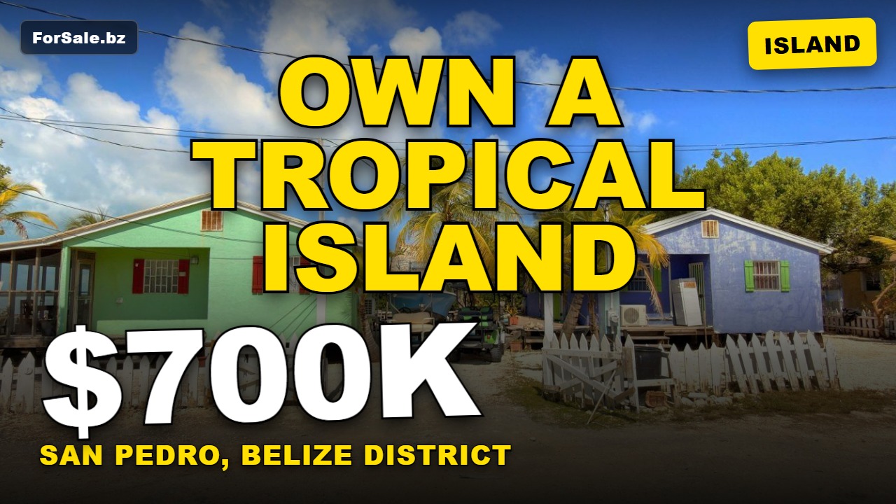 Video tour of High-End Canal Front Estate with 2 Homes & Boat Access – Ambergris Caye, Belize