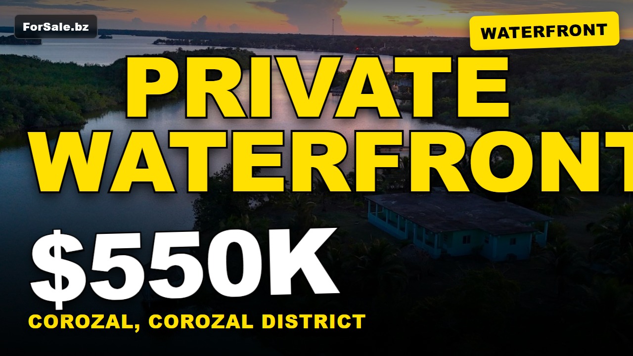 Video tour of 8.6-Acre Lagoonfront Estate at Progresso, Corozal, Belize