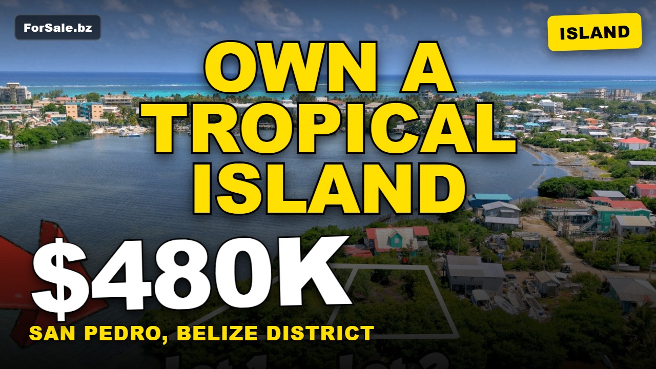 Video tour of San Pedrito Lagoon Front Double Lots – Ambergris Caye