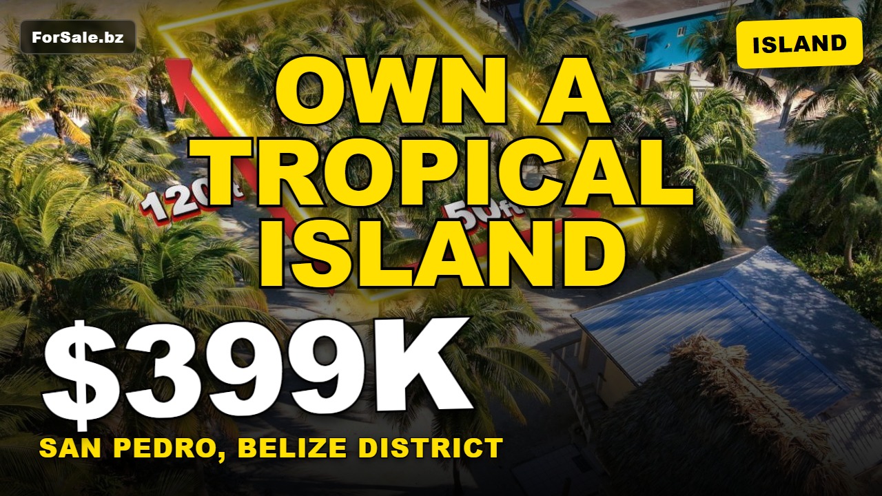 Video tour of Beachfront Lot for Sale – San Pedro, Ambergris Caye