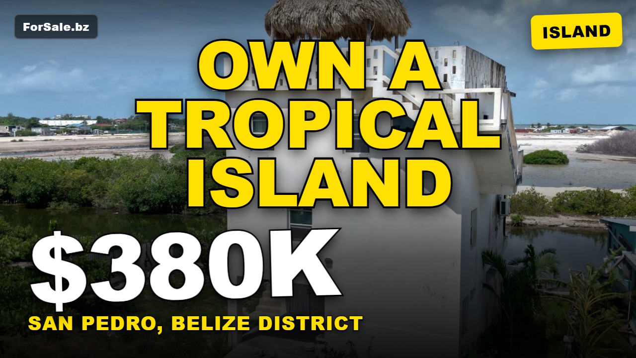 Video tour of Canal-Front Home with Rooftop Terrace & Lagoon Views | San Pedrito, Ambergris Caye, Belize