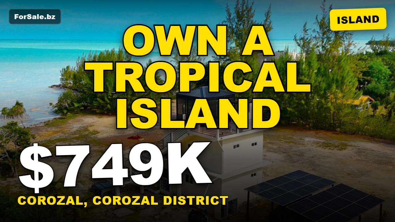Video tour of Turnkey Solar-Powered Beachfront Estate on 1.8 Acres – Sarteneja, Belize