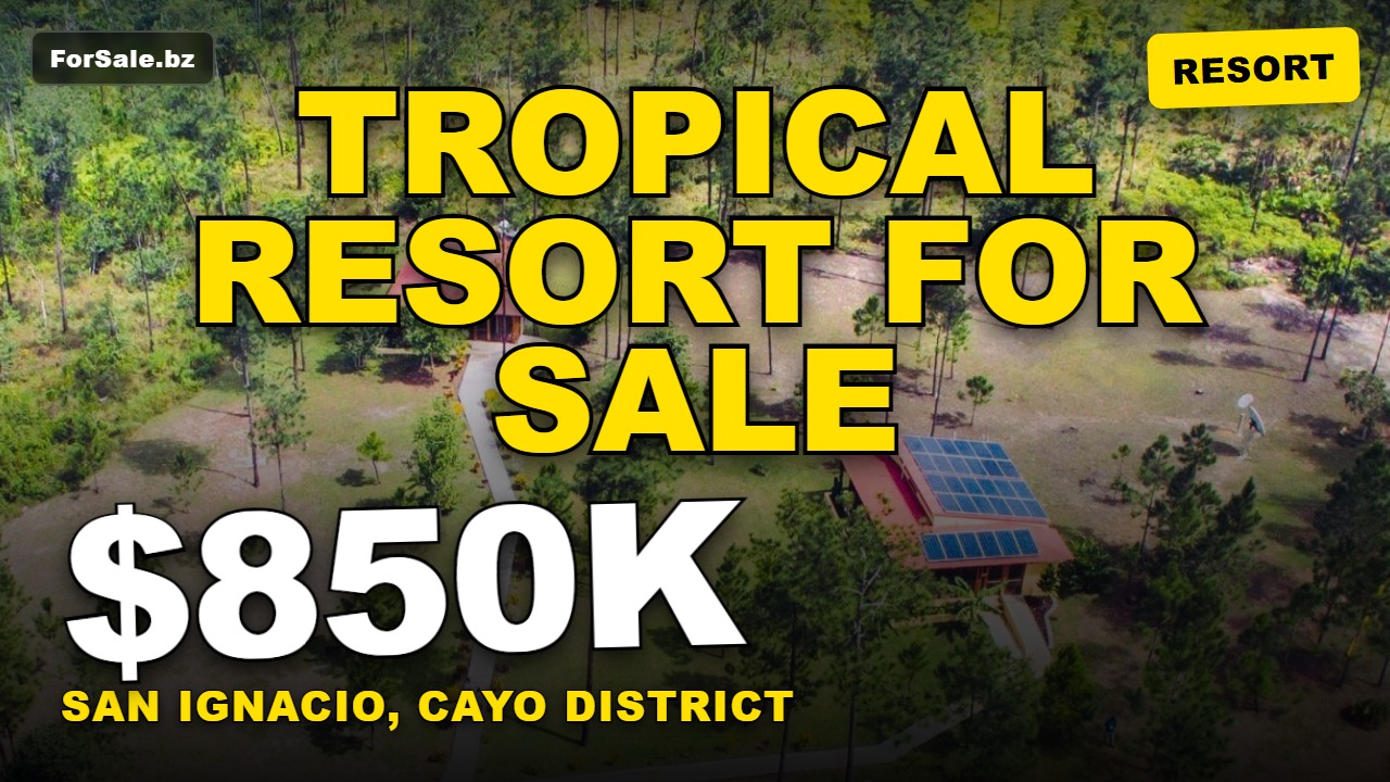 Video tour of Stunning Turnkey Resort 4.9 acres at heart of Mountain Pine Ridge Cayo