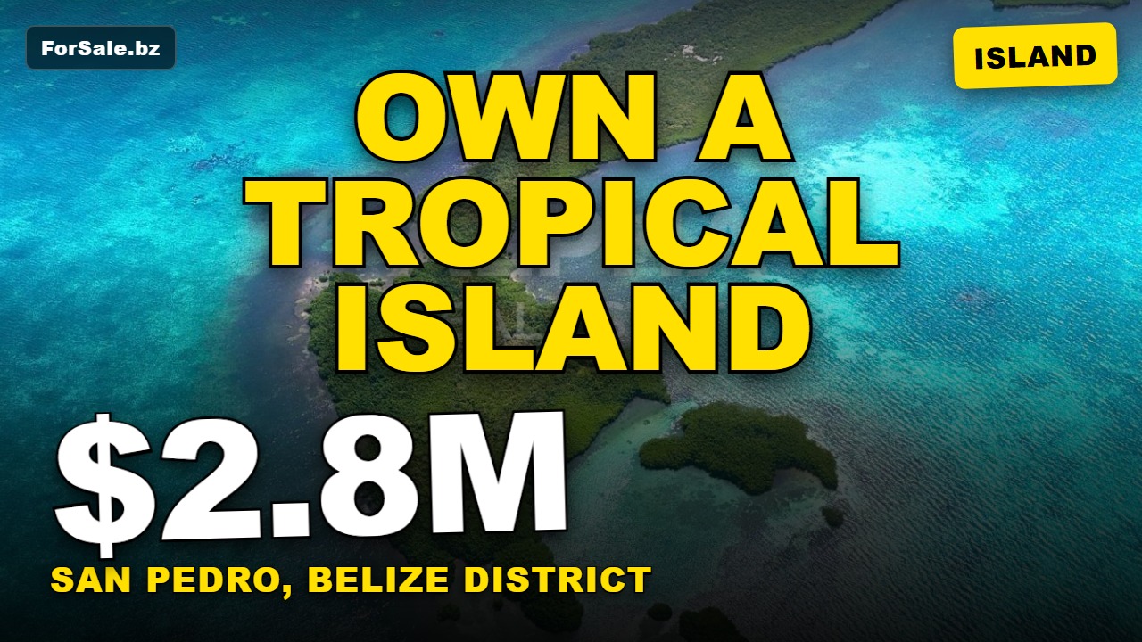 Video tour of 48 acre Private Island in Turneffe Atoll
