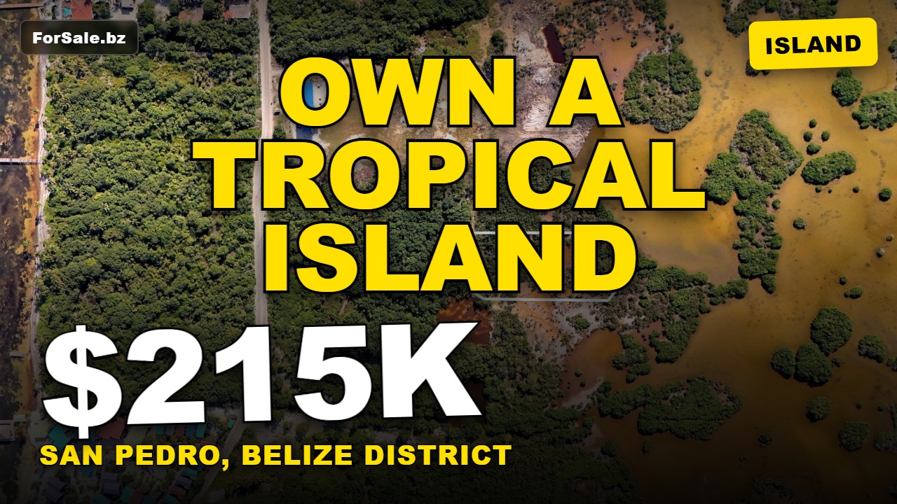Video tour of 0.5 Acres Lagoon Front lot near X’tan Ha Resort, Ambergris Caye