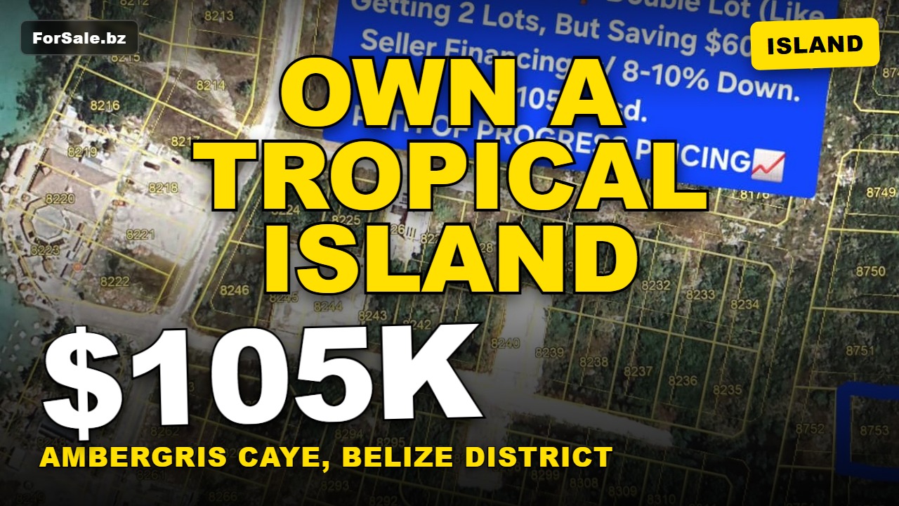 Video tour of Property at Secret Beach Belize: 3 Premium New Lots